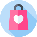 bag,commerce and shopping,heart,love,like,valentines day,love and romance,brand,shopping bag,loyalty